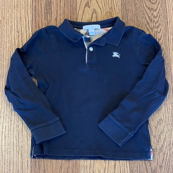 BURBERRY Pique Cotton Polo Shirt - Picture 3 of 10